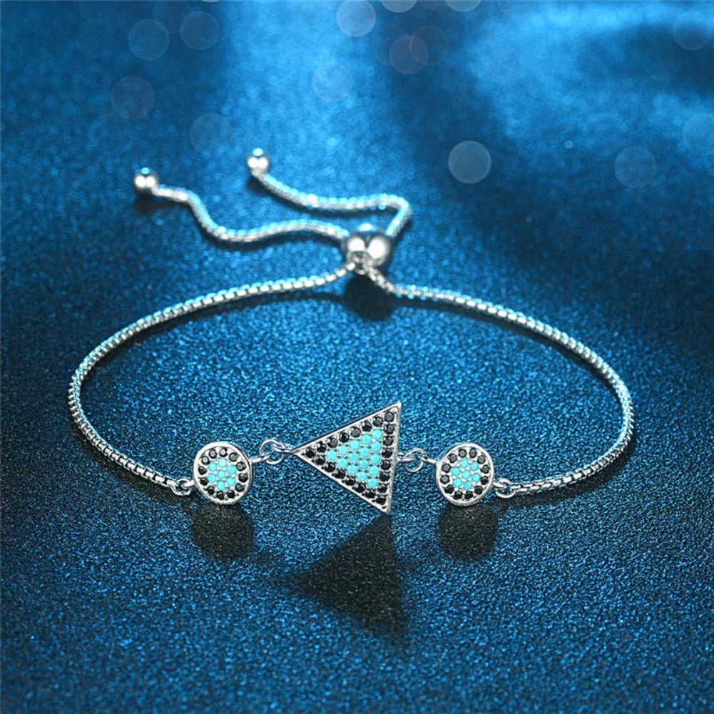 DECEMBER - Turquoise/Blue Topaz Turquoise Bracelet