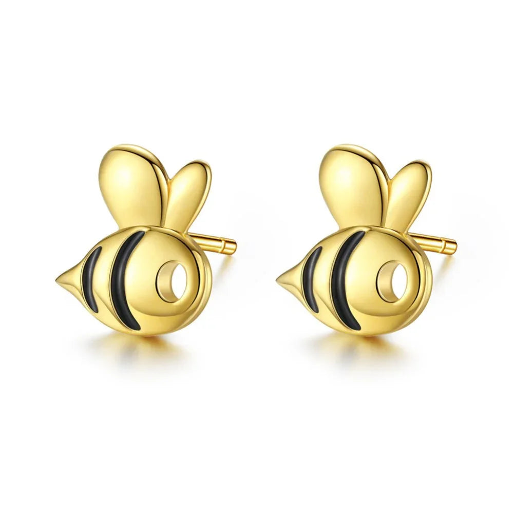 Bumblebee Stud Earring For Women | Golden NYC Jewelry®