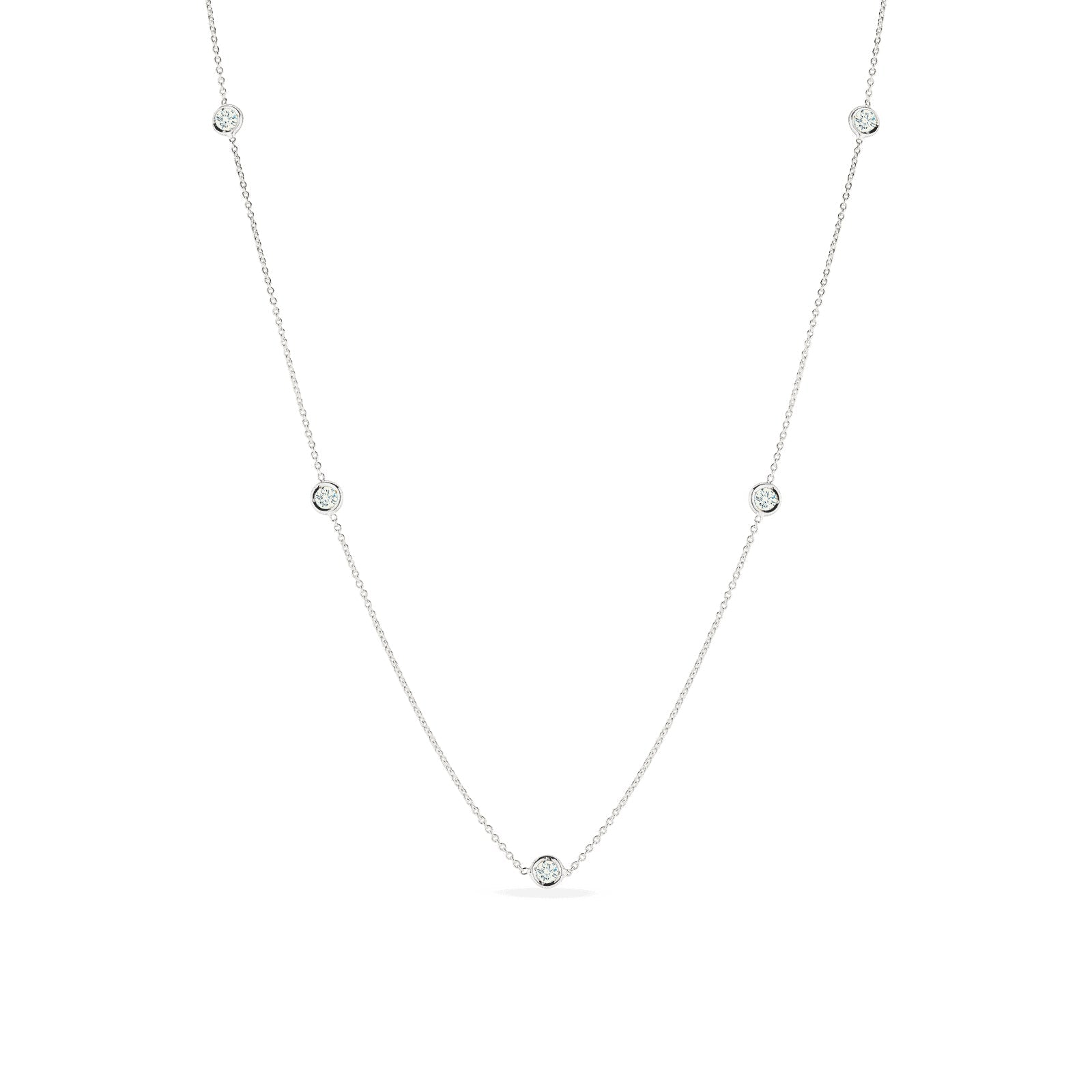 5-Station Diamond Necklace
