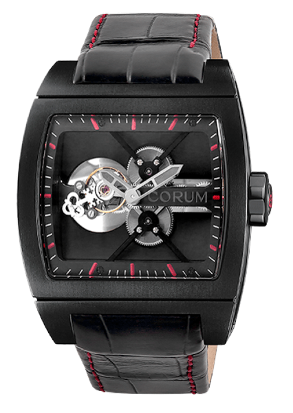 Corum Golden Bridge Ti-Bridge Tourbillon Stainless Steel Mens Watch