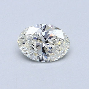 0.50 Carat J SI1 Oval Diamond