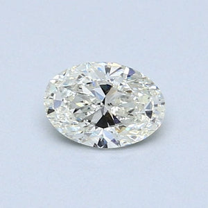 0.50 Carat J SI1 Oval Diamond