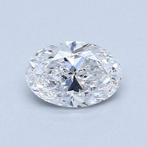 0.70 Carat D SI1 Oval Diamond