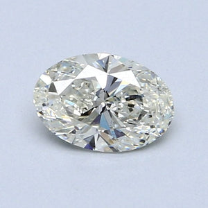 0.71 Carat J SI1 Oval Diamond