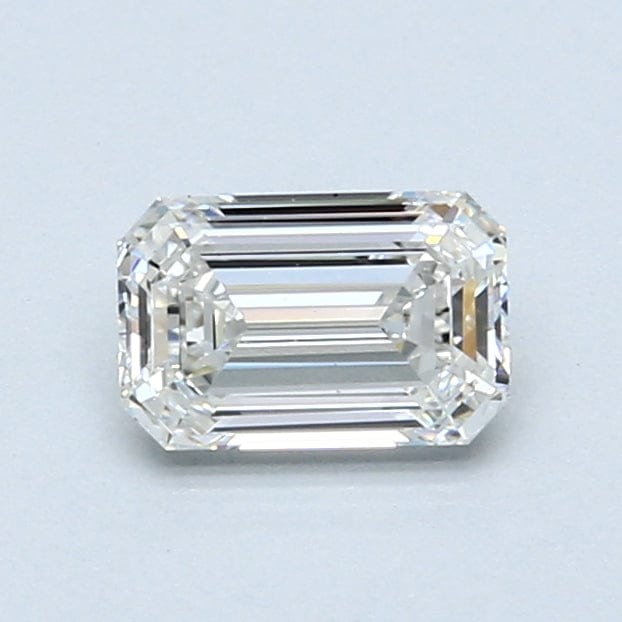 0.79 Carat F VS1 Emerald Diamond