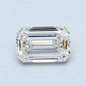 0.79 Carat F VS1 Emerald Diamond