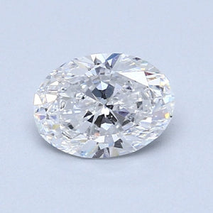 0.80 Carat D SI2 Oval Diamond