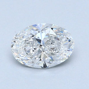 0.90 Carat D SI1 Oval Diamond