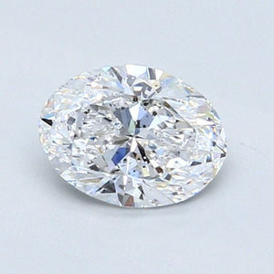 0.90 Carat D SI1 Oval Diamond