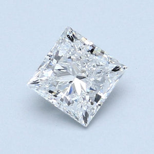 0.90 Carat E SI1 Princess Cut Diamond