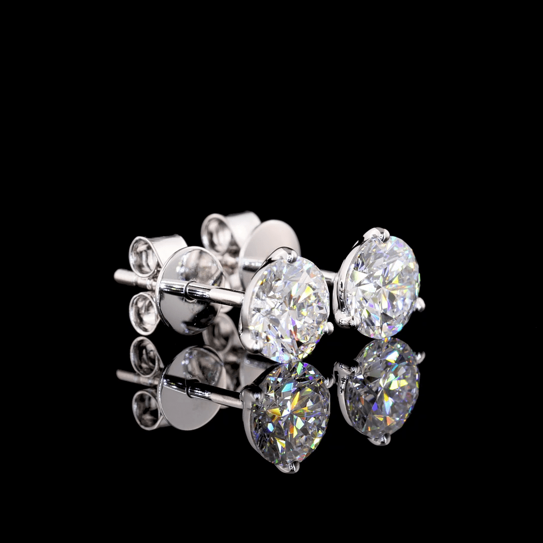 1.5 Carat Lab Grown Diamond Stud Earrings