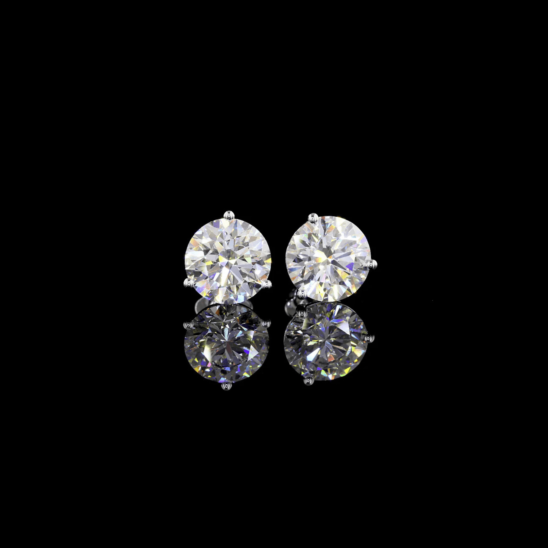 1.5 Carat Lab Grown Diamond Stud Earrings