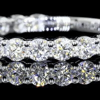 1 Carat Lab Grown Diamond Eternity Ring