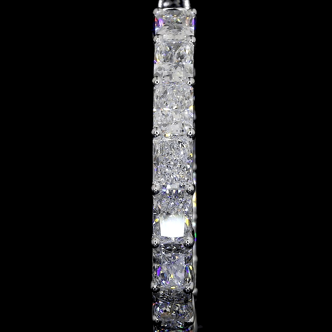 10.2 Carat Lab Grown Diamond Hoop Earrings