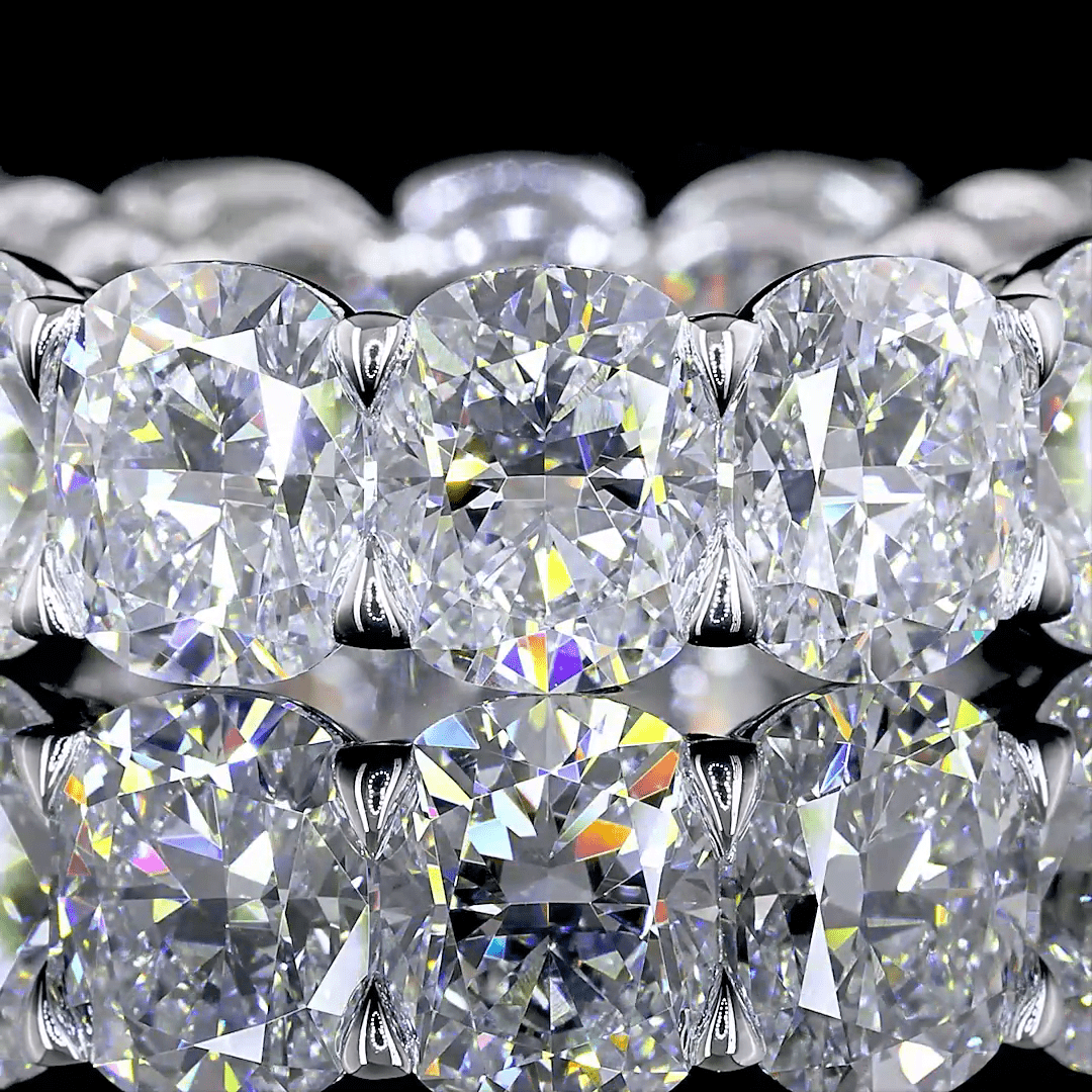 10.3 Carat Lab Grown Diamond Eternity Ring