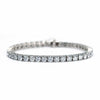 10.00ct. Diamond Tennis Bracelet Set In 14K White Gold, Round Cut , Lab Grown