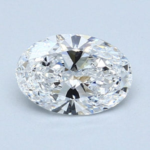 1.00 Carat D SI1 Oval Diamond