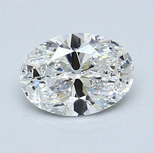 1.00 Carat D SI1 Oval Diamond