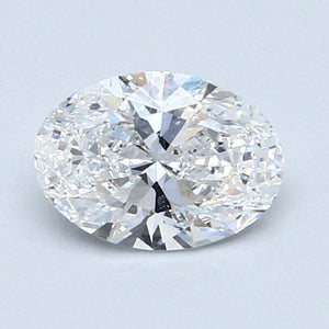1.00 Carat E SI1 Oval Diamond