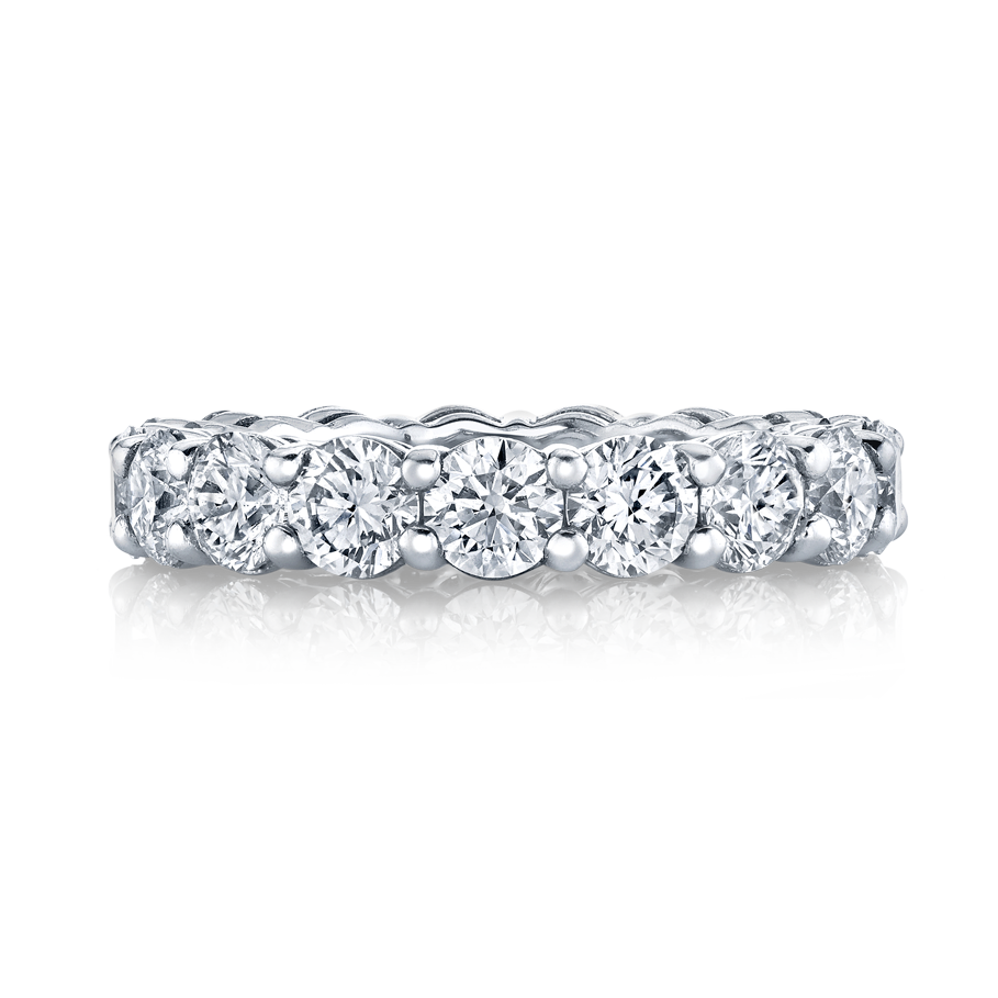Round Diamond Eternity Band