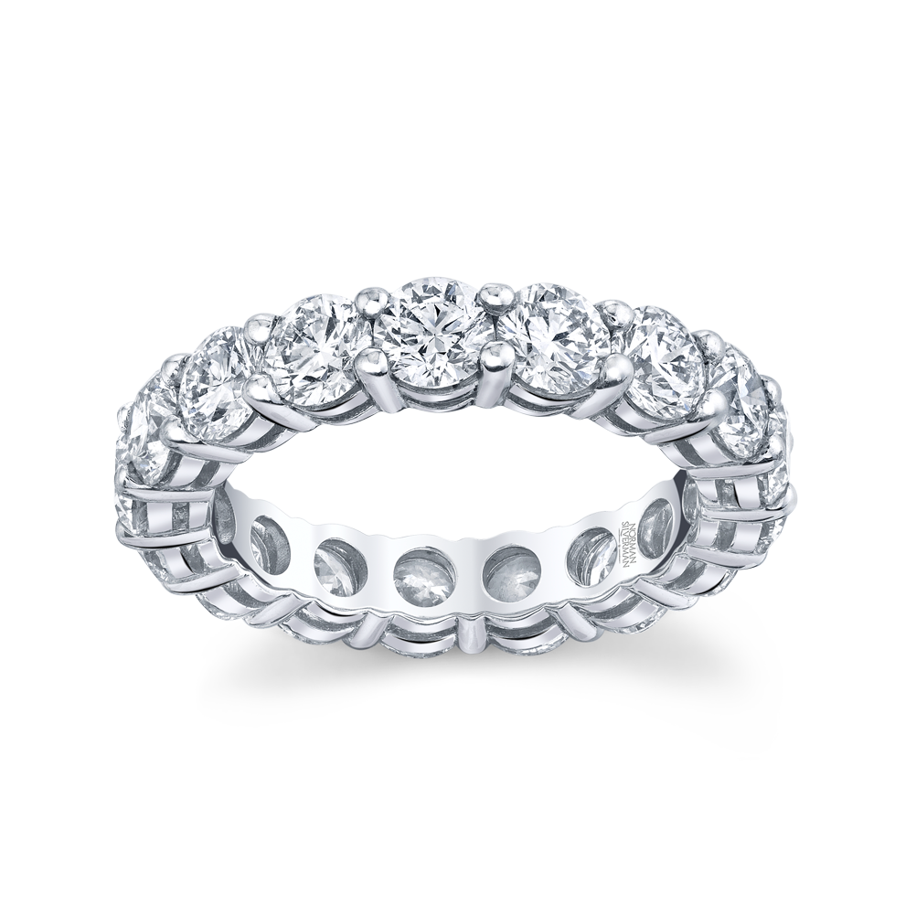 Round Diamond Eternity Band