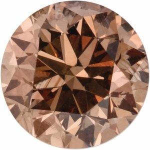 1.00ct SI1 Cognac Round Diamond