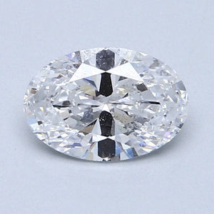 1.02 Carat D SI1 Oval Diamond