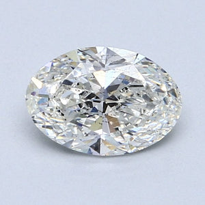 1.02 Carat H SI2 Oval Diamond