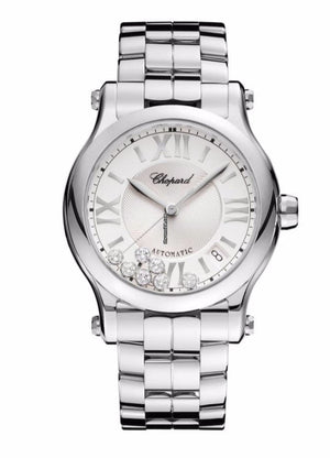 Chopard Happy Sport Stainless Steel &amp; Diamonds Ladies Watch