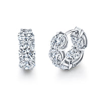Signature Round Diamond Huggies