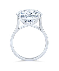 10.96 Carat Round Diamond Solitaire Ring