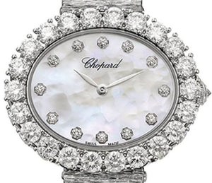 Chopard L'Heure Du Diamant 18K White Gold & Diamonds Lady's Watch