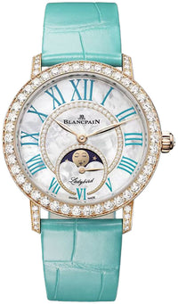 Blancpain Ladybird Colors Phases de Lune 18K Red Gold & Diamonds Lady's Watch