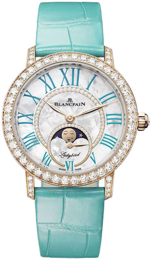 Blancpain Ladybird Colors Phases de Lune 18K Red Gold & Diamonds Lady's Watch