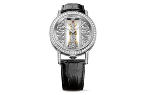 Corum Golden Bridge 18K White Gold & Diamonds Watch