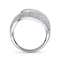 Diamond Pave Leaf Fashion Ring