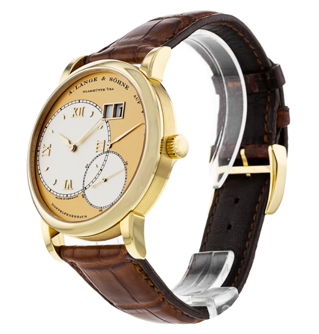 A. Lange & Sohne Grand Lange 1 18K Yellow Gold Mens Watch