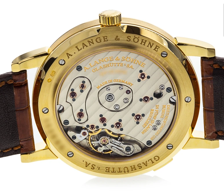 A. Lange & Sohne Grand Lange 1 18K Yellow Gold Mens Watch