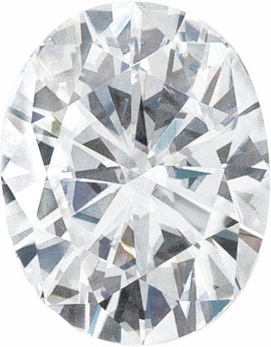 11x9 mm DEF Oval Faceted Stuller Lab-Grown Moissanite™