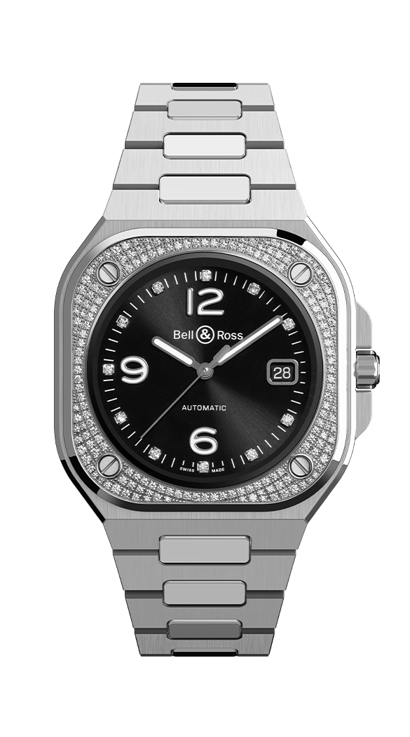 Bell & Ross Instruments BR 05 DIAMOND STEEL Men's Watch
