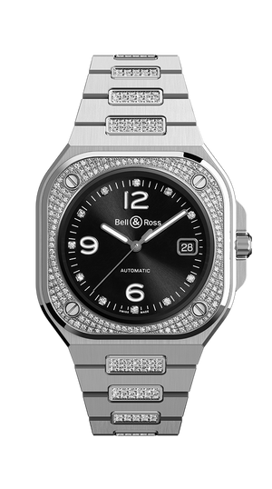 Bell & Ross Instruments BR 05 Diamond Steel Men`s Watch