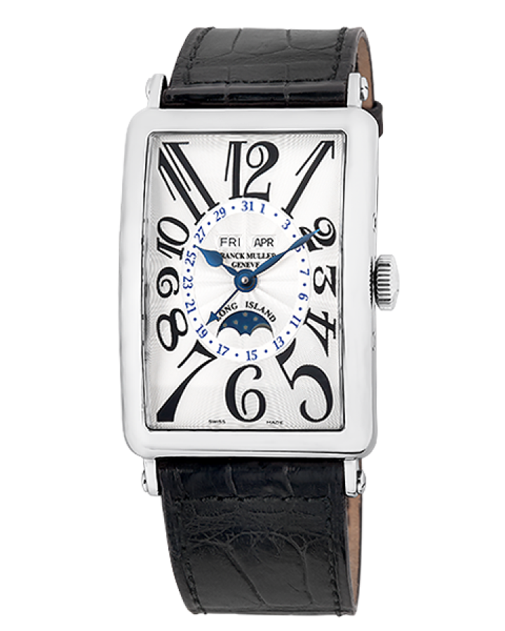 Franck Muller Long Island Master Calendar 18K White Gold Men's Watch