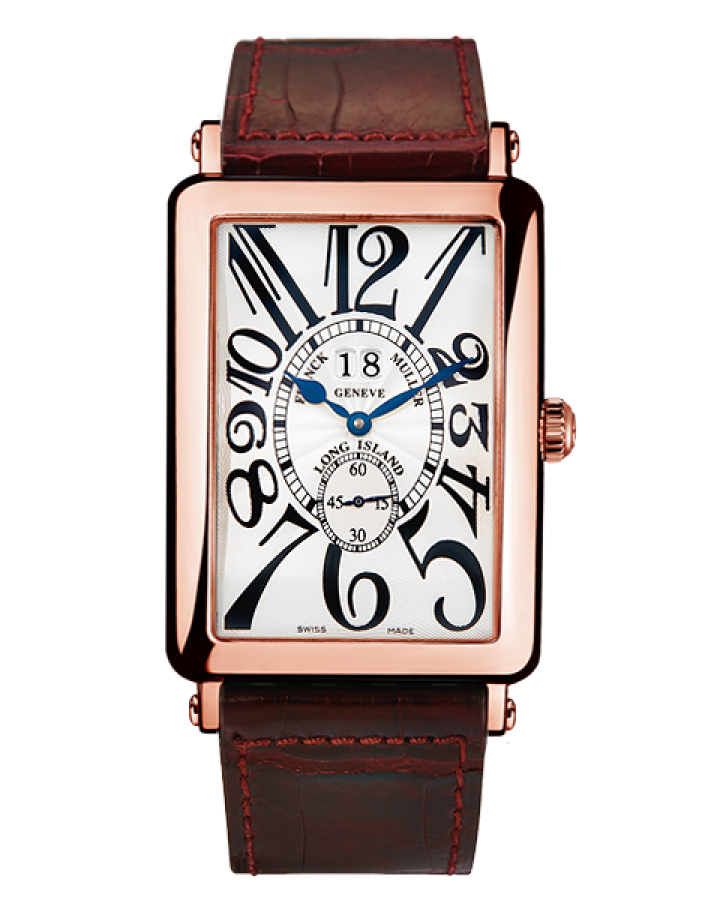 Franck Muller Long Island Big Date 18K Rose Gold Watch