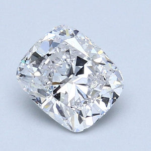 1.29 Carat D SI1 Cushion Diamond