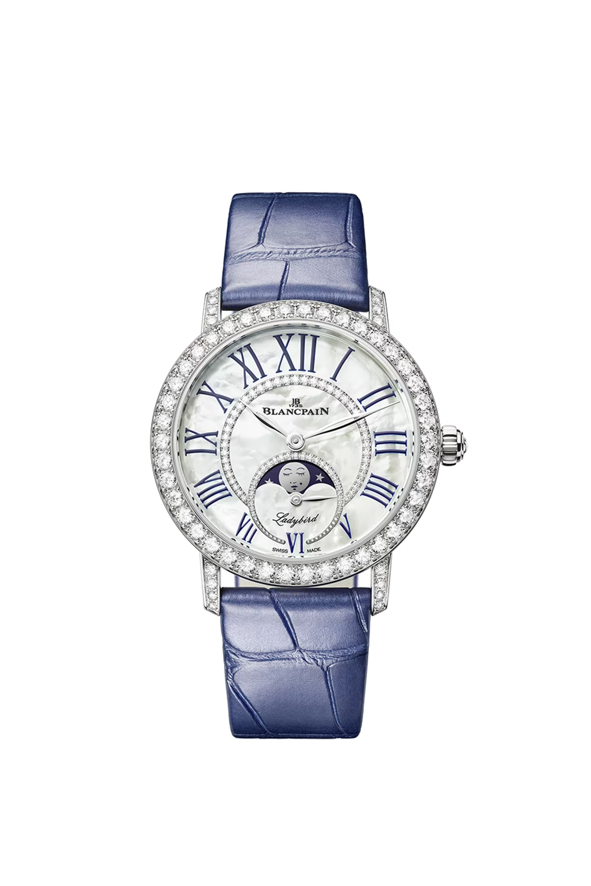 Blancpain Ladybird Colors Phases de Lune 18K White Gold & Diamonds Lady's Watch