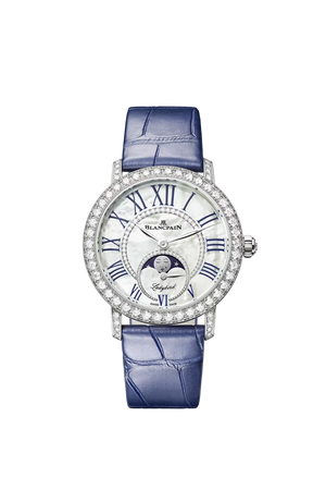 Blancpain Ladybird Colors Phases de Lune 18K White Gold & Diamonds Lady's Watch