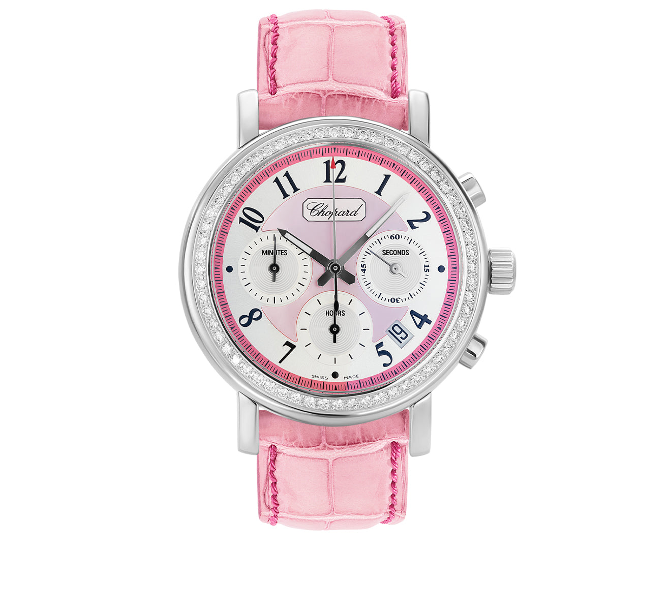 Chopard Elton John Chronograph Stainless steel & 18K White Gold & Diamonds Lady's Watch