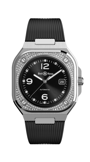Bell & Ross Instruments BR 05 Diamond Steel Men`s Watch