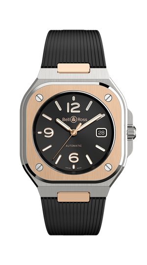 Bell & Ross Instruments BR 05 BLACK STEEL & GOLD Men's Watch