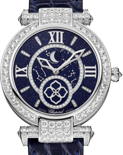 Chopard Imperiale Moonphase Ethical 18K White Gold & Diamonds Ladies Watch